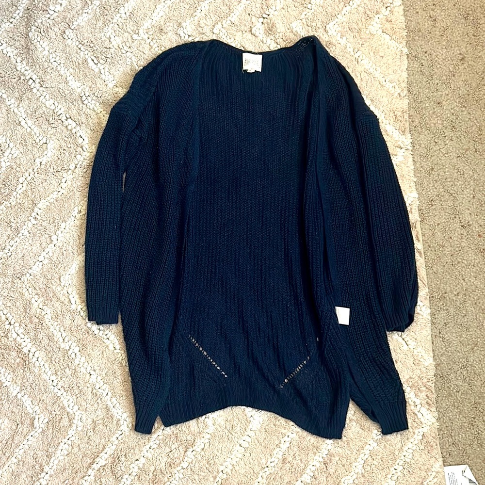 Navy Cardigan